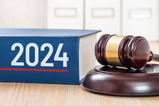 Symbolbild Neue Gesetze und Gesetzesänderungen 2024