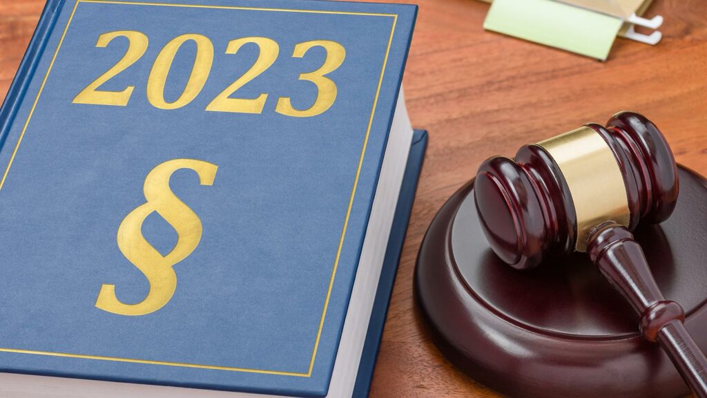 Auch 2023 gibt es wieder viele neue Gesetze